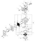 Carburetor - RB-K106 Diagram and Parts List for PB-250 P33211001001-P33211999999 Echo Leaf Blower / Vacuum