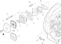 Intake Diagram and Parts List for PB-250 P33313001001-P33313999999 Echo Leaf Blower / Vacuum