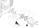 Starter Diagram and Parts List for PB-250 P33313001001-P33313999999 Echo Leaf Blower / Vacuum