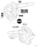 Page J Diagram and Parts List for PB-251 09001001 - 09999999 Echo Leaf Blower / Vacuum