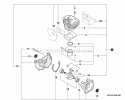EngineShortBlock-Sb1104 Diagram and Parts List for PB-250LN P34913001001-P34913999999 Echo Leaf Blower / Vacuum