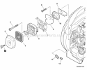 Intake Diagram and Parts List for PB-252 P35620001001-P35620999999 Echo Leaf Blower / Vacuum