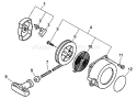 Page K Diagram and Parts List for PB-260L 07001001-07999999 Echo Leaf Blower / Vacuum