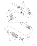 Part Location Diagram of E164000130 Echo Flexible Blower Tube