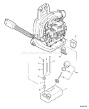 Page H Diagram and Parts List for PB-260L P28512001001-P28512999999 Echo Leaf Blower / Vacuum