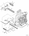 HipMountThrottle Diagram and Parts List for PB-261I 06001001-06999999 Echo Leaf Blower / Vacuum