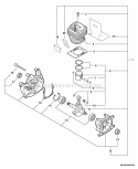 EngineShortBlock--Sb1060 Diagram and Parts List for PB-261I 06001001-06999999 Echo Leaf Blower / Vacuum