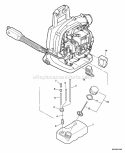 FuelSystem Diagram and Parts List for PB-261I 06001001-06999999 Echo Leaf Blower / Vacuum