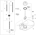 Fuel System Diagram and Parts List for PB-265LN P35312001001-P35312999999 Echo Leaf Blower / Vacuum