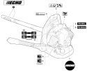 Labels and Kits Diagram and Parts List for PB-265LN P35411001001-P35411999999 Echo Leaf Blower / Vacuum