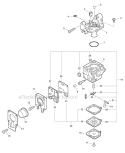 Carburetor Diagram and Parts List for PB-265LN P35513001001-P35513999999 Echo Leaf Blower / Vacuum