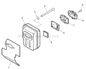 Exhaust Diagram and Parts List for PB-265LN P35513001001-P35513999999 Echo Leaf Blower / Vacuum