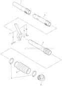 Posi-Loc Blower Tubes Diagram and Parts List for PB-265LN P35513001001-P35513999999 Echo Leaf Blower / Vacuum