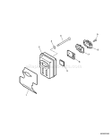 Page D Diagram and Parts List for PB-265L P06313001001-P06313999999 Echo Leaf Blower / Vacuum