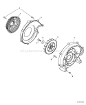Page E Diagram and Parts List for PB-265L P06313001001-P06313999999 Echo Leaf Blower / Vacuum