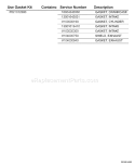 Page G Diagram and Parts List for PB-265L P06313001001-P06313999999 Echo Leaf Blower / Vacuum