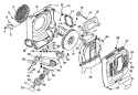 Part Location Diagram of 17813803460 Echo Knob