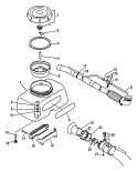 Page G Diagram and Parts List for PB-300E 0049616-9999999 Echo Leaf Blower / Vacuum