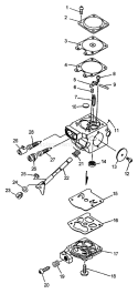 Page C Diagram and Parts List for PB-400E Type 1E - 001001 Echo Leaf Blower / Vacuum