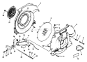 Page F Diagram and Parts List for PB-400E Type 1E - 001001 Echo Leaf Blower / Vacuum