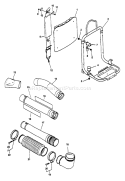 Page H Diagram and Parts List for PB-400E Type 1E - 001001 Echo Leaf Blower / Vacuum