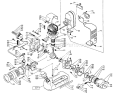 Part Location Diagram of 90024005010 Echo Screw-5x10