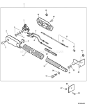 Part Location Diagram of 17800121061 Echo Cable-throttle