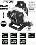 Part Location Diagram of X503004851 Echo Label-Model-Pb-413H