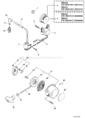 Page G Diagram and Parts List for PB-410 03001001-03999999 Echo Leaf Blower / Vacuum