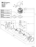 Page E Diagram and Parts List for PB-411 09001001-09999999 Echo Leaf Blower / Vacuum