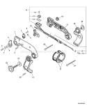 Page Q Diagram and Parts List for PB-413T 09001001-09999999 Echo Leaf Blower / Vacuum