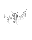 Page F Diagram and Parts List for PB-413T 09001001-09999999 Echo Leaf Blower / Vacuum