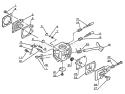 Page B Diagram and Parts List for PB-4500 0034075 and Below Echo Leaf Blower / Vacuum