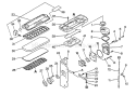 Page F Diagram and Parts List for PB-4500 0034076 and Above Echo Leaf Blower / Vacuum