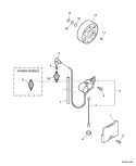 Page J Diagram and Parts List for PB-413T 09001001-09999999 Echo Leaf Blower / Vacuum