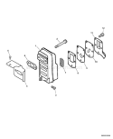Page F Diagram and Parts List for PB-460LN 10001001-10999999 Echo Leaf Blower / Vacuum