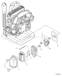 Page J Diagram and Parts List for PB-500H P02112001001-P02112999999 Echo Leaf Blower / Vacuum