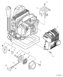 Page C Diagram and Parts List for PB-500H P02112001001-P02112999999 Echo Leaf Blower / Vacuum