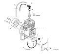 Ignition Diagram and Parts List for PB-500T P02011001001-P02011999999 Echo Leaf Blower / Vacuum