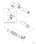 Part Location Diagram of E165000020 Echo Tube-Blower-Straight