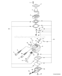 Page C Diagram and Parts List for PB-603 03001001-03999999 Echo Leaf Blower / Vacuum