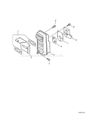 Page E Diagram and Parts List for PB-601 501001-506000 Echo Leaf Blower / Vacuum