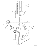 Page G Diagram and Parts List for PB-603 03001001-03999999 Echo Leaf Blower / Vacuum