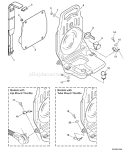 Page A Diagram and Parts List for PB-650 03001001-03999999 Echo Leaf Blower / Vacuum