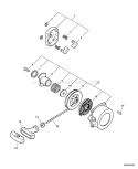 Page O Diagram and Parts List for PB-650H 05001001-05999999 Echo Leaf Blower / Vacuum