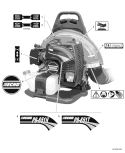 Page J Diagram and Parts List for PB-651H 07001237 - 07999999 Echo Leaf Blower / Vacuum