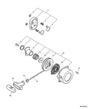 Page L Diagram and Parts List for PB-755H 07001001 - 07001018 Echo Leaf Blower / Vacuum
