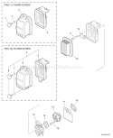 Page I Diagram and Parts List for PB-651H 07001237 - 07999999 Echo Leaf Blower / Vacuum