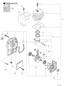 Page C Diagram and Parts List for PB-755H 06001027 - 06999999 Echo Leaf Blower / Vacuum