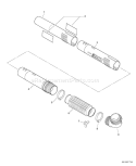 Page J Diagram and Parts List for PB-755ST P04011001001 - P04011999999 Echo Leaf Blower / Vacuum